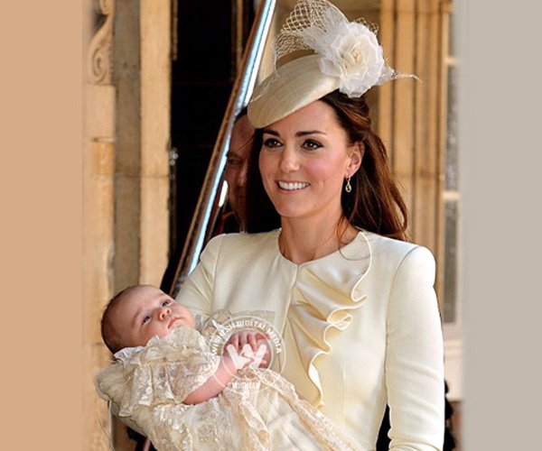 Prince George christened!