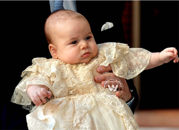 Prince George christened!