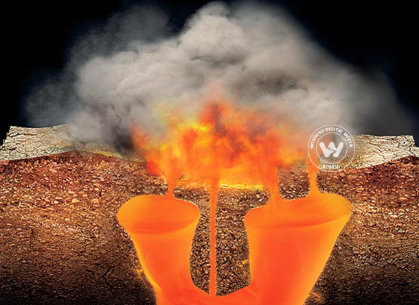 Supervolcanoes can unfurl Mars mystery