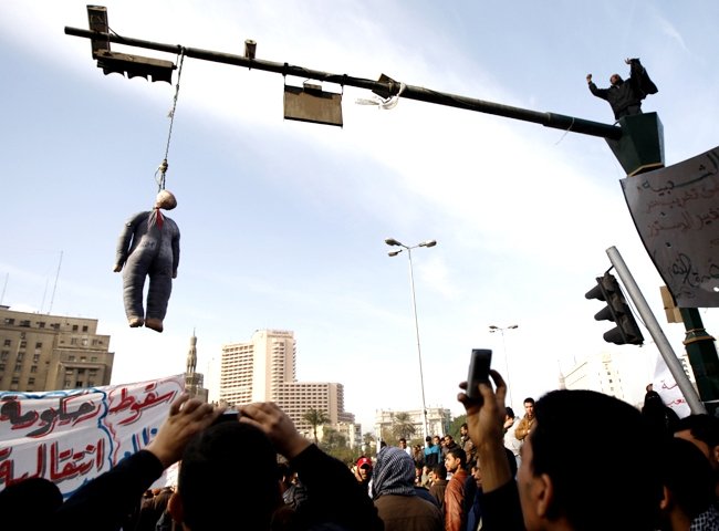 Hosni Mubarak hanged!