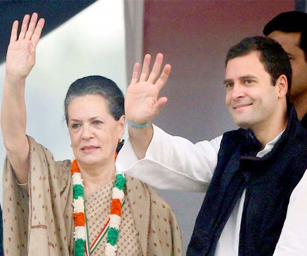 Sonia Gandhi and Rahul Gandhi