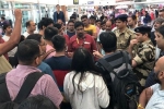 passengers stranded in airport, singapore flights from Bengaluru, over 150 singapore bound passengers stranded in bengaluru for 14 hours after hoax security alarm, Scoot airline passengers stranded in airport, singapore flights from Bengaluru, over 150 singapore bound passengers stranded in bengaluru for 14 hours after hoax security alarm, Scoot airline