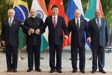 PM Modi Arrives In China To Attend 9th BRICS Summit