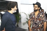 Allu Arjun latest, Trivikram, allu arjun and trivikram shooting for a commercial, Puspha