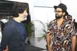 Allu Arjun, Allu Arjun latest, allu arjun and trivikram shooting for a commercial, Puspha