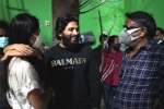 Allu Arjun, Allu Arha next movie, allu arjun pays a surprise visit for his daughter, Gunasekhar