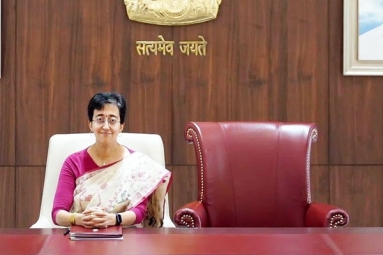 Atishi leaves Arvind Kejriwal&#039;s chair empty after taking charge as CM