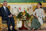 Aung San Suu Singapore visit, State Counsellor of Myanmar, aung san suu kyi in singapore for 3 day visit, Aung san suu kyi Aung San Suu Singapore visit, State Counsellor of Myanmar, aung san suu kyi in singapore for 3 day visit, Aung san suu kyi
