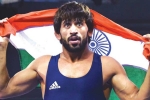 Bajrang Punia in new york, Bajrang Punia in new york fight night, bajrang punia to become first indian wrestler to participate in new york fight night, London olympic