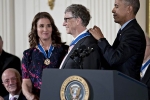 Presidential Medal of Freedom honor, Barack Obama, obama honors bill and melinda gates with medal of freedom, Us quiz show