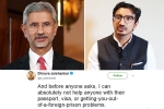 jaishankar, foreign minister Subrahmanyam jaishankar, new foreign minister s son dhruva jaishankar says he can t help with passport woes in cheeky tweet, Gaurav pandit