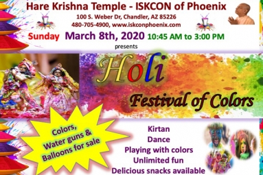 Holi Festival of Colors - ISKCON of Phoenix