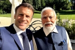 Emmanuel Macron and Narendra Modi bonding, France Prime Minister, france and indian prime ministers share their friendship on social media, Navy