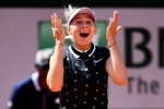 amanda anisimova snapchat, amanda anisimova injury, french open 2019 amanda anisimova the 17 year old stuns simona halep to reach semis, Venus williams