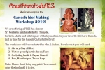 Ganesha Idol Making Workshop in Sri Venkata Krishna Kshetra, Arizona Events, ganesha idol making workshop svk temple, Lord ganesh