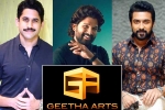 Geetha Arts new films, Suriya, geetha arts to announce three pan indian films, Allu ramalingaiah