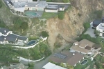 Rain, Rain, hollywood hills residences threatened by more landslides and rain, Demi lovato