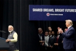 howdy modi highlights, narendra modi speech at howdy modi, howdy modi highlights prime minister s spectacular speech turns heads, Madison