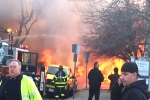 Cambridge fire, Cambridge fire, hundreds of people displaced in cambridge fire, Building collapse