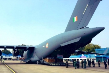 IAF relief Aircraft Evacuates Indians, Foreign Nationals from Wuhan