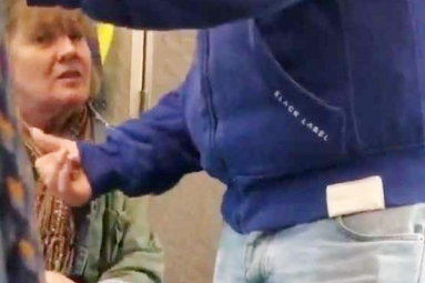Irish Woman&nbsp;abuses Indian passengers in Train