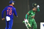 India Vs Bangladesh, India Vs Bangladesh news, bangladesh has a shock for team india in first odi, Sco
