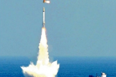 India test fires K-4 for Arihant submarine