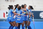 Indian Women’s hockey team, FIH qualifiers, indian women s hockey team thrash us team by 5 1 in fih qualifiers, Ys sharmila