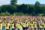 international yoga day 2019 theme, international day of yoga, thousands attend international yoga day celebrations at iconic washington monument, Surya namaskar