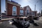 Russia and Ukraine Conflict on globe, Russia and Ukraine Conflict on globe, more than 35 killed after russia attacks kramatorsk station in ukraine, Us sanctions