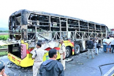 Kurnool Bus Accident: FIR registered against both Drivers