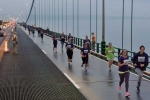 Michigan, Traditional Labor Day, thousands join traditional labor day walk across mackinac bridge, Labor day