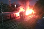 Fire accident in train, Bharat Gaurav fire accident, madhurai train fire accident 8 dead, Fire accident