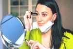 face masks, brows, how to wear makeup with a facemask, Cleansing