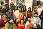 Varun Tej, Sreeja, mega heroes bond over christmas party, Praveen sattaru