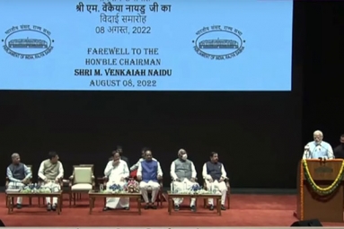 Narendra Modi Praises Venkaiah Naidu On His Farewell