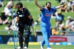 IND VS NZ 1st ODI, Mohammed Shami, mohammed shami fastest indian to take 100 odi wickets, Zaheer khan