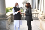 Narendra Modi and Kamala Harris news, USA, narendra modi s special gift to kamala harris, Indian americans