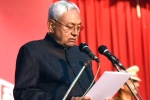 Nitish Kumar news, Nitish Kumar, nitish kumar joins hands with bjp and takes oath, Nitish kumar