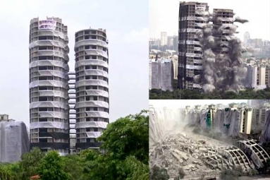 Noida's Supertech Twin Towers Demolished