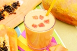 Papaya Smoothie breaking, Papaya Smoothie Vs Bloating, papaya smoothie that can help with bloating, Papaya