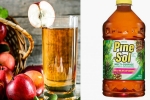 school, Pine Sol given to kids, preschoolers served with cleaning liquid to drink instead of apple juice, Apple juice