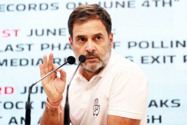 Rahul Gandhi slams Narendra Modi over Stock Market Crash