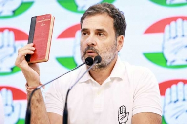 Rahul Gandhi takes a dig at Modi and Amit Shah