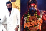 Sanjay Dutt, Allu Arjun, sanjay dutt s surprise in pushpa the rule, Sanjay dutt