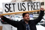 stay at home, U.S, scattered protests happen in u s against stay at home orders, Oregon