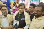 Pen Biker, book, shashi tharoor launches indian author s book at sharjah book fair, Indian american author Pen Biker, book, shashi tharoor launches indian author s book at sharjah book fair, Indian american author