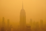 New York smoke levels, New York pollution levels, smog choking new york, Federal aviation administration