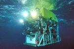 Titanic tourist submarine breaking, submersible Robot, a submersible robot in search of titanic tourist submarine, Robot