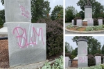 Monument Avenue, Black Lives Matter, african american tennis player arthur ashe statue vandalized with white lives matter, Wimbledon